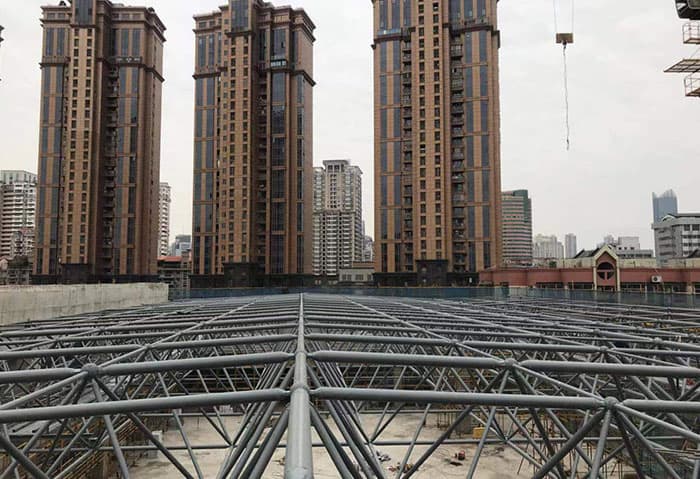 尚志螺栓球网架结构